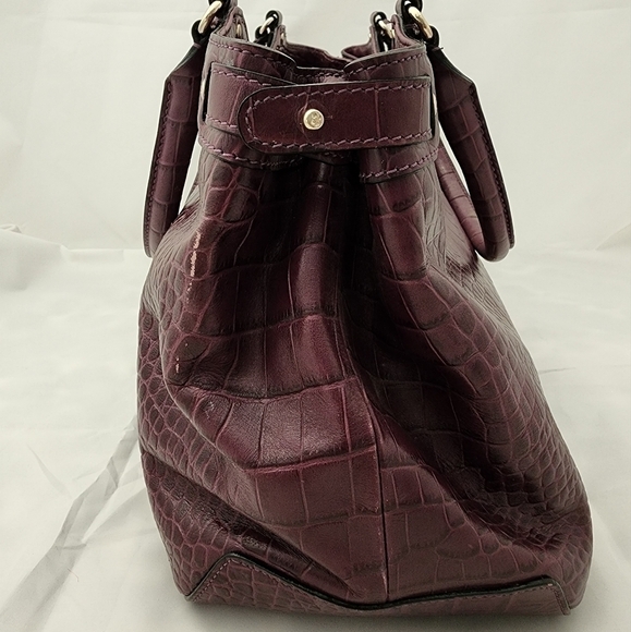 Kate Spade New York Crocodile Embossed Handbag - Picture 4 of 13